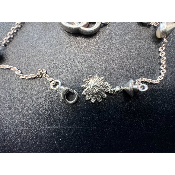 Gucci GG Marmont Mother of Pearl Sterling Silver Bracelet - Picture 4 of 11